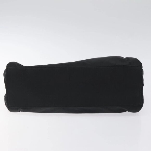 PRADA Hand Bag Nylon Plastic Black Silver Auth 119188 - Picture 6 of 15